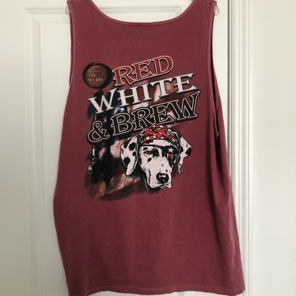 Sea Dog Red Tank Top